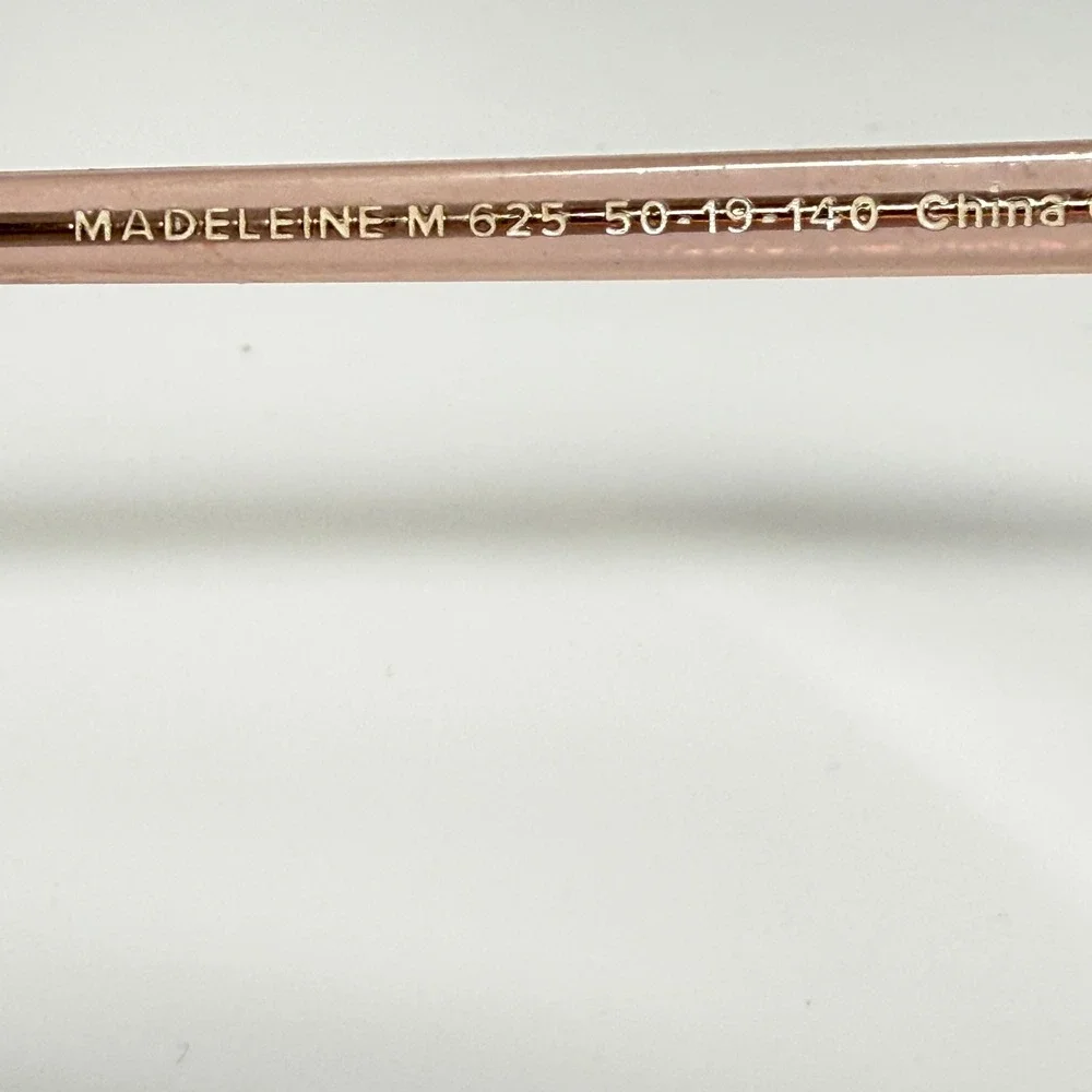 Warby Parker Madeleine M 625 Eyeglasses‎ Pink Cat Eye Frames 50-19-140